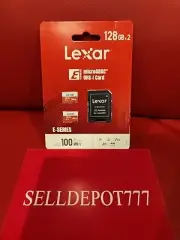 Lexar 128GB ×2 Micro SD Memory Card microSDXC UHS-I V30 4K UHD E- Series