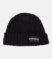 [Ann Demeulemeester] Ann Demeulemeester Hastert virgin wool beanie One Size black