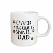 3dRose Cavalier King Charles Spaniel Dog Dad - Doggie by breed - brown muddy paw