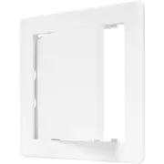 6" x 6" White Access Panel. Service Shaft Door Panel. Plastic 6x6 Inch