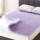 2" Egg Crate Memory Foam Mattress Topper Soothing Lavender Infused Relaxing New
