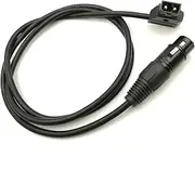 Camera Cable DTAP to 4pin XLR Female for Power Supply Adapter Power Cable(80cm)
