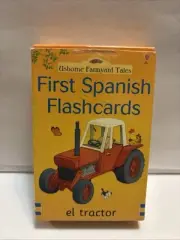 Usborne Farmyard Tales First Spanish Flashcards New Rare HTF Free Fast Shipping