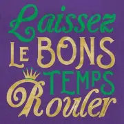 Let the Good Times Roll Masquerade Mardi Gras Party Hot-Stamped Beverage Napkins
