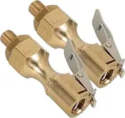 2pcs Tire Chuck Car Tire Clip Chuck Quick Connect Chuck Locking Air Chuck Air Chuck Quick Connect Chuck for Tires Tire Inflator Chuck Quick Connect Chuck Kit Clip Air Chuck