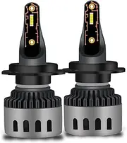 KANGYEBAIHUODIAN H4 LED H7 LED Car Headlight H1 H8 H9 H11 9005 HB3 9006 HB4 Auto LED Light 20000LM CSP LED Fog Lamp 6000K High Low Beam (Color : 2 Pieces, Emitting Color : 6000K)