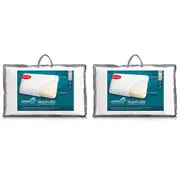 2PK Tontine 40x60cm Comfortech Talalay Latex Cotton Pillow Medium Height Home