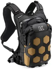 Kriega Trail 9, backpack waterproof , color: Black/Brown , size: 9 l