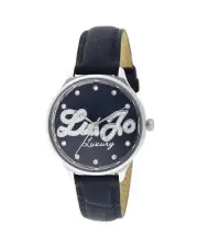 Liu Jo Luxury Leather Strap Quartz Analog Watch with Steel Case - Watches -