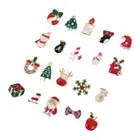 20 Pcs Women Nail Art Gems Christmas Nail Charms Crystal Nail Sticker