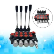 4 Spool Hydraulic Control Valve 13 GPM Adjustable for Tractors & Loaders