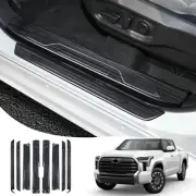 For 22-25 Toyota Tundra Stainless Steel Threshold Protection Strip Accessories
