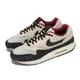 Nike 耐吉 Air Max 1 PRM Keep Rippin Stop Slippin 男鞋 米白 黑 麂皮 FD5743-200