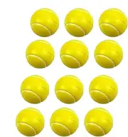 Beginner Practice Tennis Balls - Foam Tennis Balls, Soft Lightweight Balls | High-Bounce Foam Design, Suitable for Training and Recreational Play, Safe for Indoor & Outdoor Activities, Set of 12