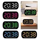 LED Digital Alarm Clock Modern Calendar Clock for NightStand Bedroom Office
