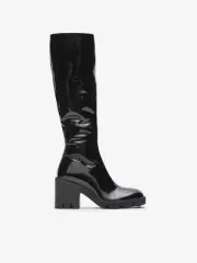 Burberry Patent Leather Stride Boots