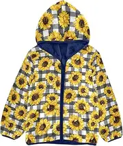 [Caihoyu] Boys Winter Coats Sherpa Lined Girls Zip Up Hoodie Toddler Girl Winter Coat