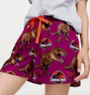 NEW PETER ALEXANDER WOMENS JURASSIC PARK PJ SHORTS M RRP$79.95
