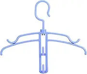 Clothes Hangers Non Slip - Clothes Hangers Drying with 2 Hooks Hoodie | Hoodie Organizer Laundry Drying Frame Clothes Drying Solution for Bathroom Balcony Apartment Hotel