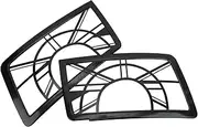 Tihebeyan 2pcs Front Light Guard Stainless Steel Headlight Protection Net Cover Replacement for Defender 110 L663 2020