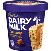 Cadbury Caramello Frozen Dessert Tub 460mL