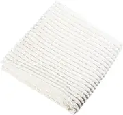 ROMISBABA 1PC White Plush Sofa Pillowcase Cover Solid Color Cushion Cover for Home Car Sofa Use Elegant Art Design for Living Bedroom