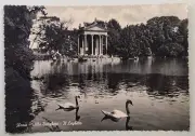 Roma - Villa Borghese - Little lake - Rome, Italy, Postcard