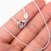 Solid 925 Sterling Silver Tarnish-Resist 28 inch 1.6mm wide Snake Chain Necklace