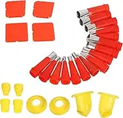 iplusmile 1 Set Glue Sealant Glue Applicator Nozzle Small Glue Sticks Caulk Nozzle Applicator Caulking Nozzle Applicator Caulk Tips Mixing Sticks for Epoxy Resin Mini Glue Sticks Plastic