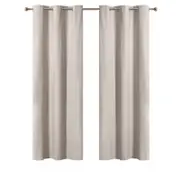 Claremont 120 x 223cm Natural Beacon Blockout Eyelet Curtain