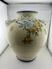 Ceramiche Casola Amalfi Decorative Vase "Florence" Tuscan Italy Handmade