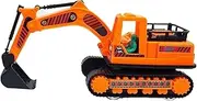 Toddler Excavator Toy - Kids Toy Digger Truck - Children Simulation Construction Vehicle for Backyard | Inertia Push and Go Excavator Toy Car | Portable Construction Vehicle Toy for Kids