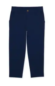 Wonder Nation Boys School Uniform Flat Front Pants Size 14 Husky Blue Cove