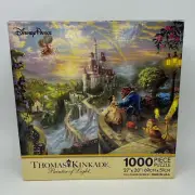 Disney Parks Thomas Kinkade Beauty and the Beast Jigsaw Puzzle 1000 Pcs NEW