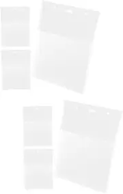 TEHAUX 2sets Document Organizer Wall Mail Holder Office Supplies Wall File Storage Box File Pockets for Desk 3pcs*2