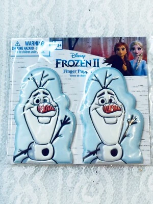 Disney Frozen II Olaf Finger Puppets set of 2 New in Original Packaging