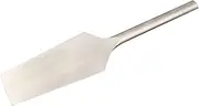 POPETPOP Stainless Steel Flat Brick Trowel Heavy Duty Finishing Tool for Masonry Work Non Stick Design for and Edge Work Durable and Sturdy Construction for Use