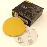 Mirka 5" Gold Sanding Discs Hook & Loop 400 Grit 50 Discs per box
