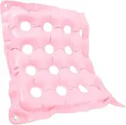 Ipetboom Anti-Decubitus Wobble Comforter Bed Pillow Topper Double Mattress Built Sea Air Mattress Clear Pump Plane Rest Lounger Double Camping Protector Sleeping Mat Waterproof Car PVC Pink
