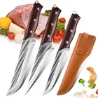 3pcs/Set Chef Knife Japanese Kitchen Knives for Cutting, Cooking Meat Slicer AU