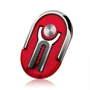 Multipurpose Mobile Phone Bracket Oval Car Phone Holder Air Outlet GPS Stand red