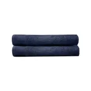 Elvire Bath Sheet 2 Pack Navy