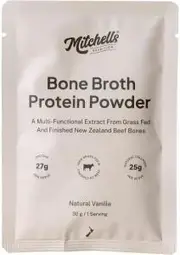 Mitchells Nutrition Bone Broth Protein Powder Vanilla 10x30g