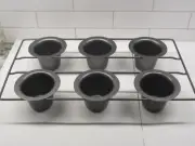 6 Cup Nonstick Popover Pan Muffin Cupcake Pan Yorkshire Pudding Pan