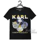 【全新現貨 補15件】茱麗葉精品 KARL LAGERFELD 卡爾 老佛爺巴黎地標印花棉質短T恤.黑現金價$1,280