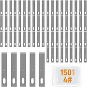 LONGCHANX 150 PCS Exacto Knife Blades Set #4 - Hobby Knife Replacement Refill Cutting Tool for Gundam Model, Craft, Scrapbooking, Stencil