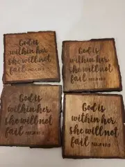 Psalm 46:5 Coaster Engraved