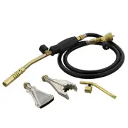 BISupply Hand Held Propane Torch Kit - 50in Handheld Torch with Hose and Burners