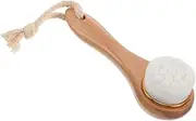 WRITWAA Nano Cleansing Brush Gentle Face Scrubber with Long Handle Makeup Remover Exfoliating Tool for Skincare