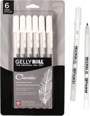 SAKURA Gelly Roll Gel Pens - Fine, Medium & Bold Tip Ink Pens for Journaling,...